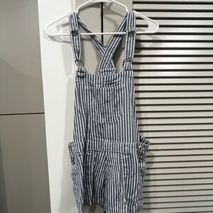 ❌ SOLD ❌ Wallflower Striped Short Overalls – Size Small